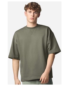 American Apparel FTEX00 Short-Sleeve-Unisex French Terry Ex Crew Short-Sleeve