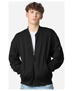 American Apparel FTJ77 Long-Sleeve-Unisex French Terry Bomber Jacket Long-Sleeve