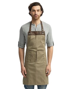 Espresso Bib Apron with Pockets Artisan Collection by Reprime RP123