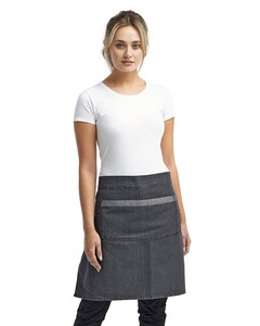 Domain Contrast Denim Waist Apron with Pocket Artisan Collection by Reprime RP128