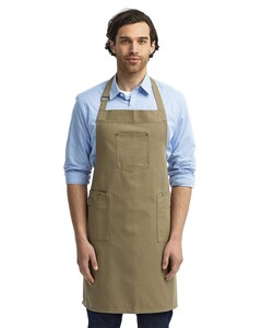 Cotton Chino Bib Apron with Pocket Artisan Collection by Reprime RP132