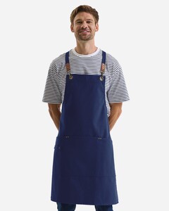 Artisan Collection by Reprime RP182 One Size-Unisex Clip & Clasp Cross-Back Bib Apron One Size