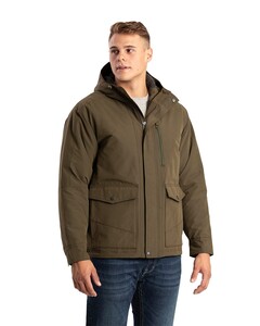 Highland Quilt-Lined Micro-Duck Hooded Jacket Berne HJ67