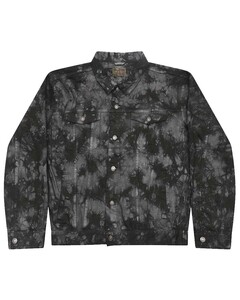 Tie-Dyed Denim Jacket Colortone 9050