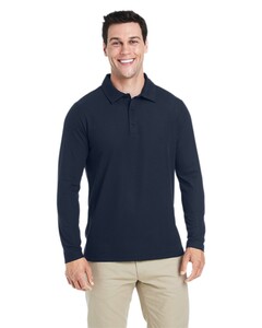 Fusion ChromaSoft™ Long Sleeve Pique Polo Moisture-Wicking Core 365 CE112L Moisture-Wicking