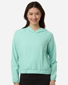 Core 365 CE520LW M-Women's UltraUVP Shoreline Long Sleeve Hooded Pullover M