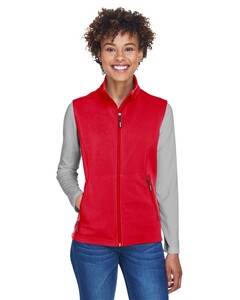 Women's Cruise Two-Layer Fleece Bonded Soft Shell Vest Female Core 365 CE701W Female