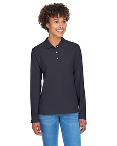 Women's Pima Piqué Long Sleeve Polo M Devon & Jones D110W M