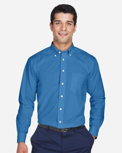 Men's Crown Collection® Oxford Woven Dress Shirt Stain-Resistant Devon & Jones D630 Stain-Resistant