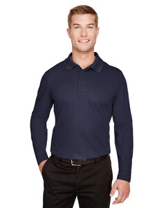 CrownLux Performance® Plaited Long Sleeve Polo Shirt M Devon & Jones DG20L M