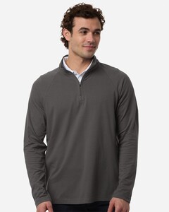 Devon & Jones DG402 Medium (5-6oz)-Men's Seaton Pebble Textured Quarter-Zip Pullover Medium (5-6oz)
