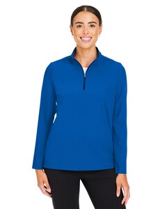 Women's CrownLux Performance® Windsor Welded Quarter-Zip Pullover Devon & Jones DG410W