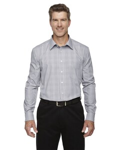 Men's Crown Collection® Glen Plaid Woven Dress Shirt Devon & Jones DG520