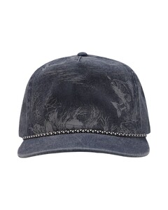 DRI DUCK 3334 100% Cotton-Walleye Nature Scene Cap 100% Cotton