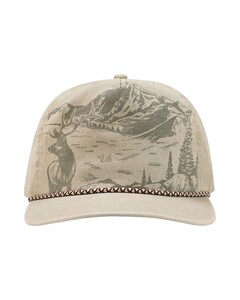 DRI DUCK 3338 100% Cotton-Elk Nature Scene Cap 100% Cotton