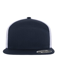 FlexFit 110AR1 Flat Bill-110&reg; Mesh Arch Cap Flat Bill