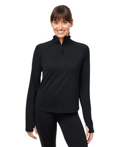 Women's Marbled Jersey Fairway Quarter-Zip Pullover Glyder PDP8023