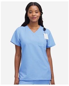 Hanes HSB000 5XL-Women's V-Neck 1 Pocket Scrub Top 5XL