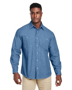 Denim Shirt Jacket L Harriton M540 L
