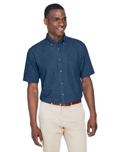 Denim Shirt L Harriton M550S L