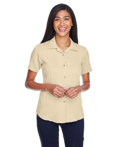 Women's Bahama Cord Camp Shirt L Harriton M570W L
