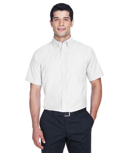 Men's Oxford Short Sleeve with Stain-Release S Harriton M600S S