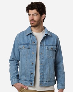 Harriton M75 L-Men's Cooper Denim Jacket L