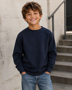 Independent Trading SS3001Y Crewneck-Youth Midweight Crewneck Sweatshirt Crewneck