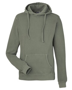 Pigment-Dyed Fleece Hooded Sweatshirt Tear-Away Tag J. America 8730 Tear-Away Tag