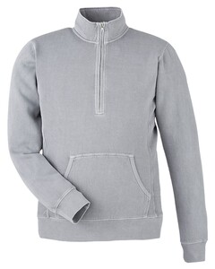 Pigment-Dyed Fleece Quarter-Zip Pullover J. America 8732