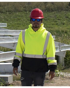 Hi-Vis Hooded Sweatshirt Kishigo T722x723