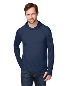 JAQ Stretch Performance Hooded Long Sleeve T-Shirt XS North End NE105 XS