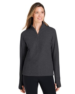 Women's Spirit Textured Quarter-Zip Pullover North End NE725W