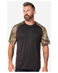 RealTree RT2103 Interlock-Unisex Realtree&reg; Performance Colorblock T-Shirt Interlock