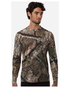 RealTree RT3102 100% Polyester-Unisex Realtree&reg; Performance Long Sleeve T-Shirt 100% Polyester