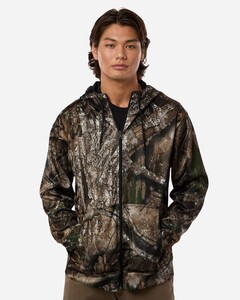 RealTree RT5201 S-Unisex Realtree&reg; Performance Full-Zip Hooded Sweatshirt S