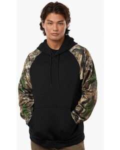RealTree RT5305 3XL-Unisex Realtree&reg; Performance Colorblocked Hooded Sweatshirt 3XL
