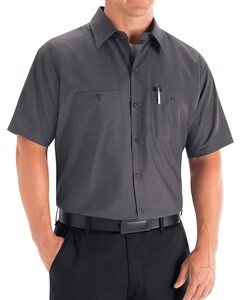 Red Kap SX20 Light (less than 5oz)-Men's Mimix™ Short Sleeve Work Shirt Light (less than 5oz)