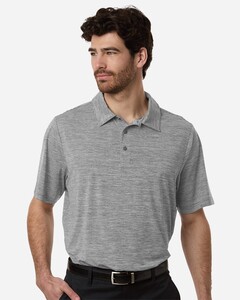 Team 365 TT125 Medium (5-6oz)-Men's Relay Heathered Stripe Polo Medium (5-6oz)