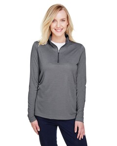 Women's Zone Sonic Heather Performance Quarter-Zip Pullover Long-Sleeve Team 365 TT31HW Long-Sleeve