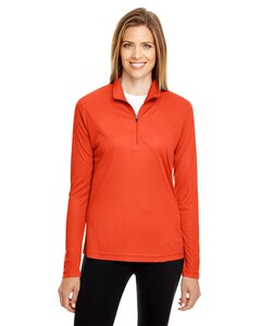 Women's Zone Performance Quarter-Zip Pullover Long-Sleeve Team 365 TT31W Long-Sleeve