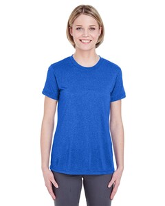 Women's Cool & Dry Heathered Performance T-Shirt S UltraClub 8619L S