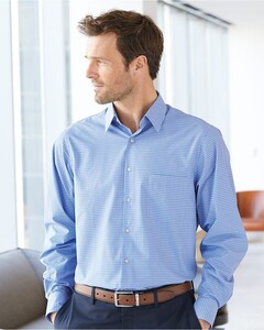Broadcloth Point Collar Check Shirt Van Heusen 13V5051