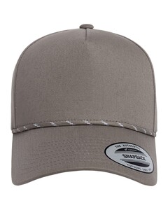 YP Classics 5079BD 100% Cotton-Retro Cotton Blend Five-Panel Rope Cap 100% Cotton