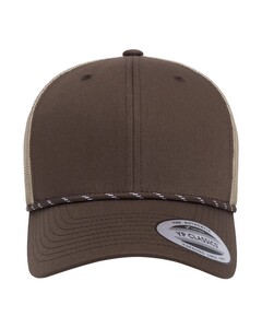 YP Classics 6606BD Snapback-Retro Trucker Rope Cap Snapback
