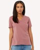 Bella + Canvas 6405CVC Women's Relaxed Heather CVC V-Neck Tee