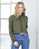 Bella + Canvas 7502 Women's Cropped Fleece Hoodie
