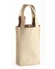 Liberty Bags 1726 10 Ounce Cotton Canvas Double Bottle Wine Tote