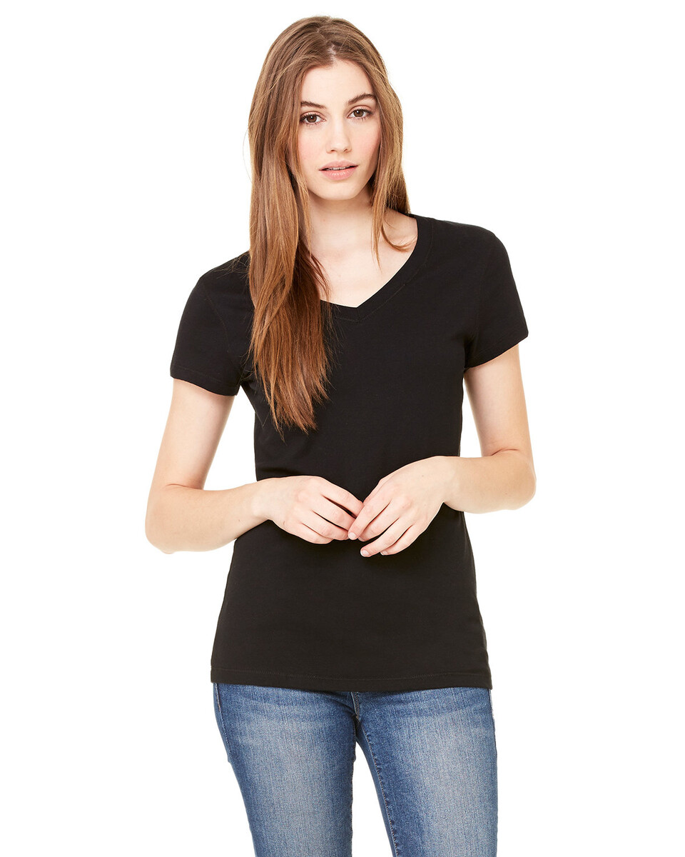Bella + Canvas 6005 Women's Short Sleeve V-Neck T-Shirt