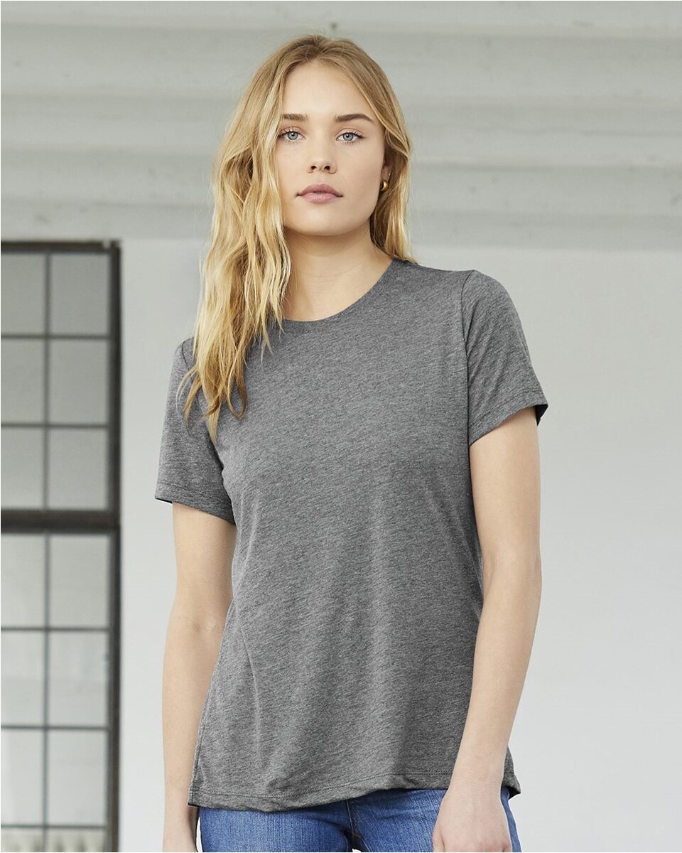 Bella + Canvas 6413 Women’s Relaxed Fit Triblend T-Shirt